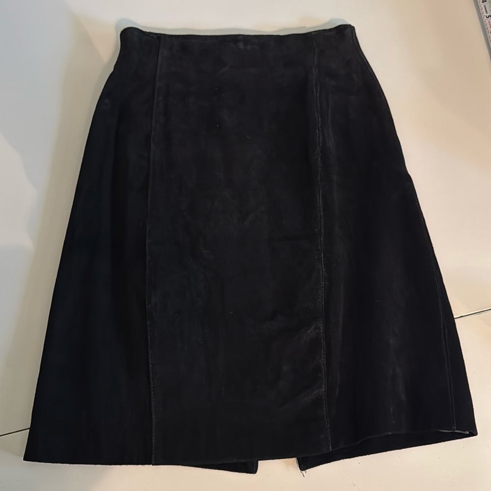 Black suede skirt see pics for size